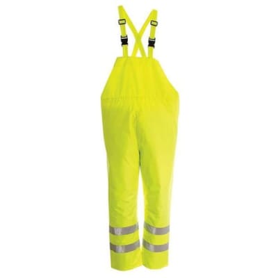 Viking Wear 150D Rip Stop Hi-Vis Rain Bibs Lime