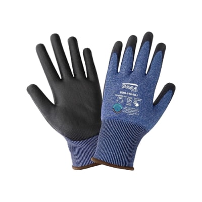 Samurai Poly Coated A6 Cut Resistant Safety Gloves
