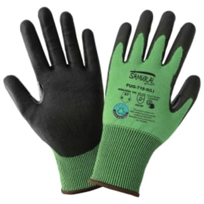 Samurai Poly Coated A7 Cut Resistant Safety Gloves