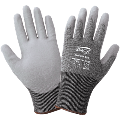 Samurai Poly Coated A5 Cut Resistant Safety Gloves