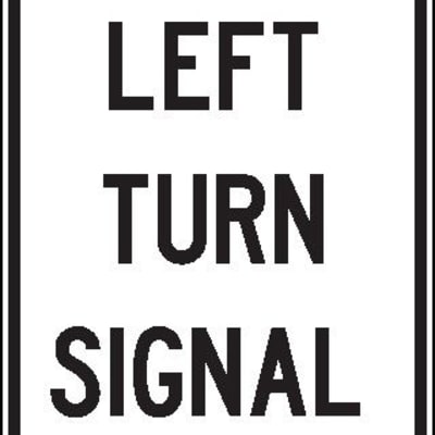 Left turn signal