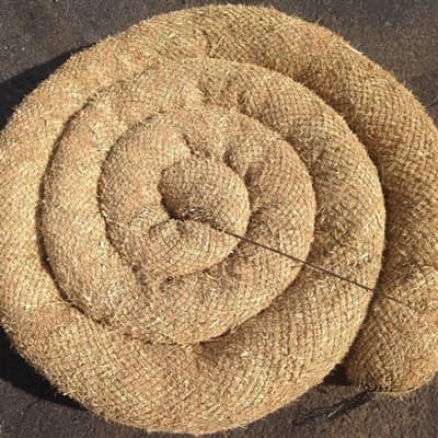 9-inch x 25' Straw Wattle with Bio-Netting