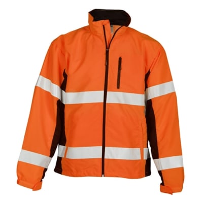 Kishigo Black Series Orange Windbreaker Jacket