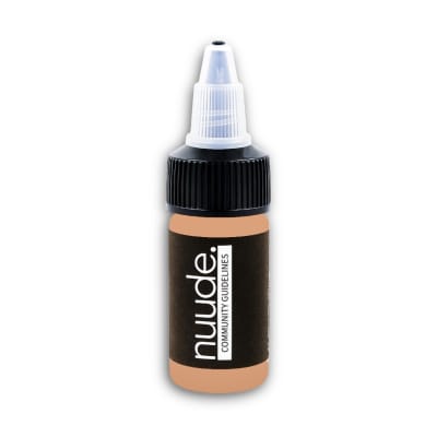 Nuude Community Guidelines paramedical tattoo pigment â€“ neutral beige tone for scar camouflage, areola tattooing, and skin correction