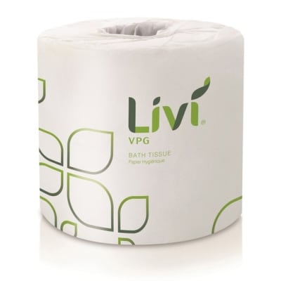 Livi VPG by Solaris, 2-Ply, 96rl/CS, 500ct Bath Tissue,  White