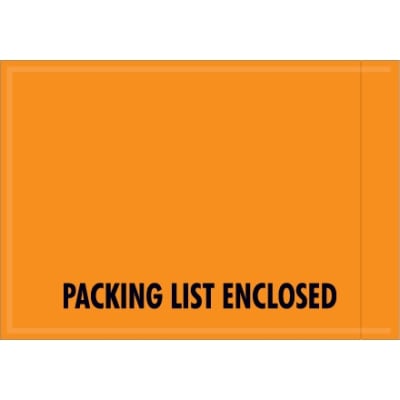 4 1/2" x 6" - Mil-Spec "Packing List Enclosed" Envelopes 1000/Case