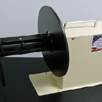 LABEL REWINDER, 6" WEB WIDTH, 12" ROLL OD, 110V