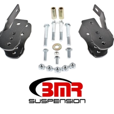 BMR Suspension 05-14 Mustang Control Arm Relocation Bracket Black