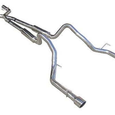 Pypes Performance Exhaust 05-10 Mustang 4.0L 2.5in Cat Back Exhaust System Mid Muffler
