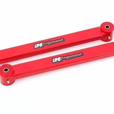 UMI Performance 2005-14 Mustang Lower Control Arms Rear Boxed Red