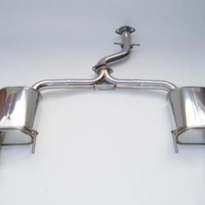 Invidia Q300 Axle-Back Exhaust System with Rolled Stainless Steel Tip for Lexus IS250/350