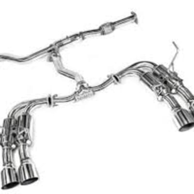 Invidia Gemini R400 Quad SS Tip Catback Exhaust WRX 15+