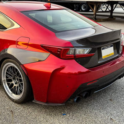 RR Racing Widebody Carbon Fiber Rear Fender Flares