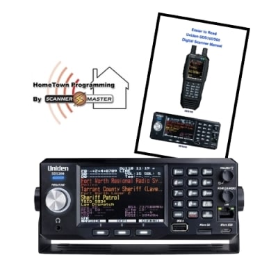 Uniden SDS200 digital police scanner ready to go package with accessories