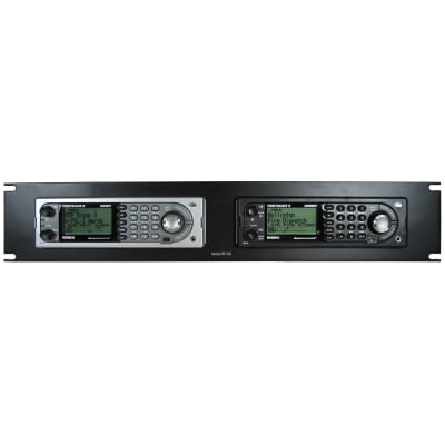 Two Scanner DIN Opening Rack Panel Plate RP-R2