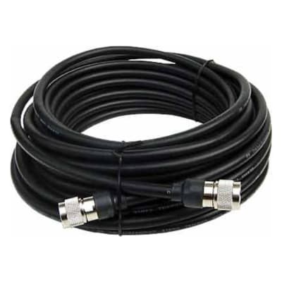 LMR-400 Coax Cable, 100', PL-259 Male to BNC Male