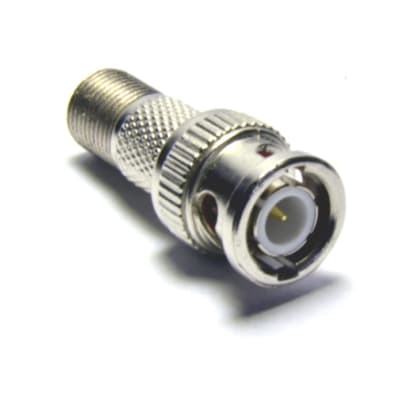 F Female to BNC Male Connector