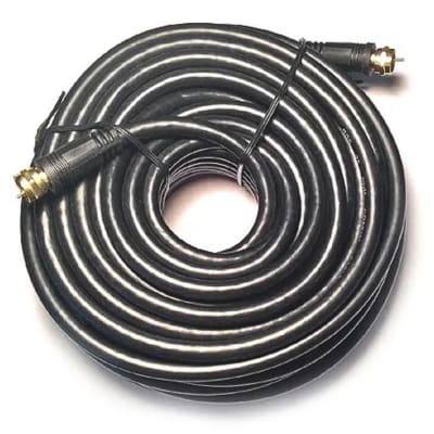 RG-6 Coax Cable, 50', F Male to F Male