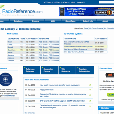 RadioReference 12 Month Subscription