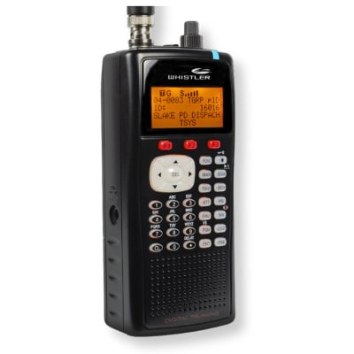 Whistler WS1040 digital handheld police scanner with P25 Phase I and trunking support