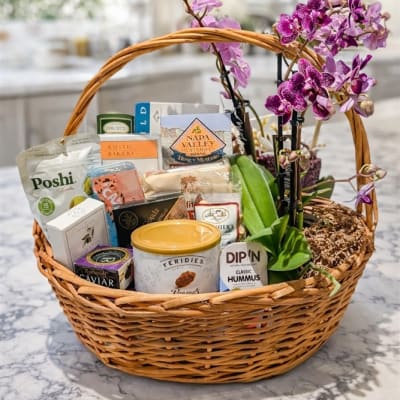 Mother's Day with Flowers Gift Basket | Delivery Available