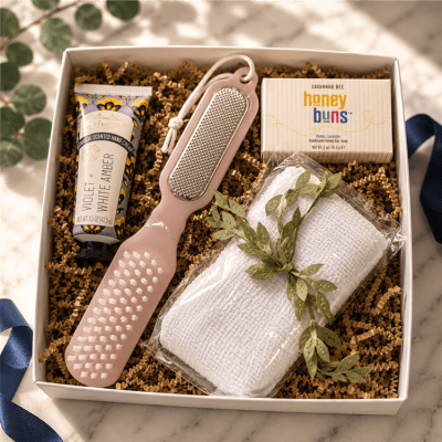 Luxury Hand Care Spa Gift Set | Soap, Candle & San Francisco Soaps Hand Cream Gift Tray