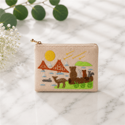 Tomoko Maruyama Coin Purse Deer - Golden Gate