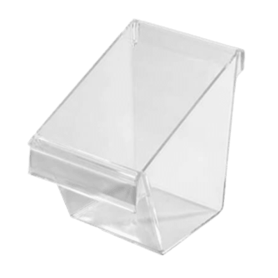 “Transparent retail display pocket for Slatwall system”