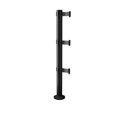 “QueuePro Triple 250 fixed triple-belt ADA compliant stanchion”