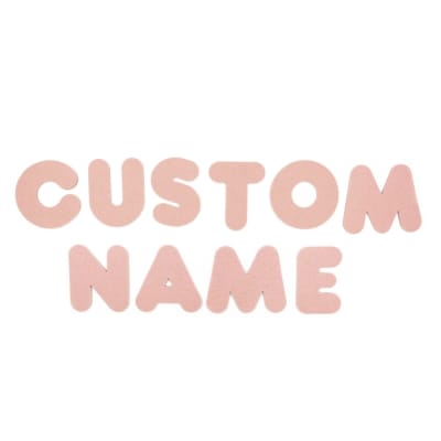 Custom Felt Letter - Pink Skin