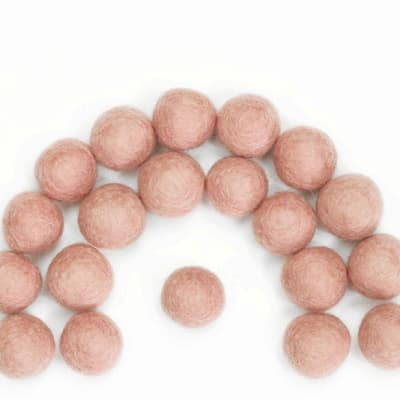 2 cm Multicolor Felt Balls Wholesale - Felt Balls Garland - Felt Balls –  feltandwool