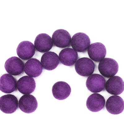 PATIKIL Wool Felt Balls Beads Wool Woolen Fabric 15mm White for Home Crafts  Handcrafts Project DIY Pack of 200