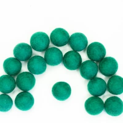 2.2 cm Felt Balls/Felt Balls in Bulk/Felt Balls Garland/Felt Balls –  feltandwool