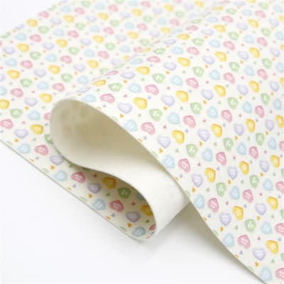 Conversation Hearts Printed Felt