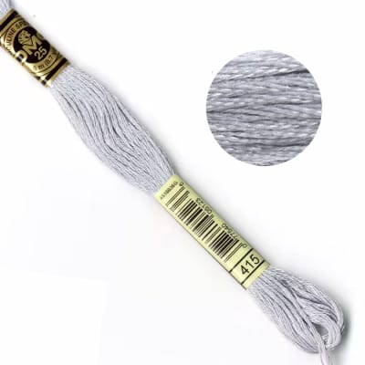 DMC Embroidery Floss - Silver (415)