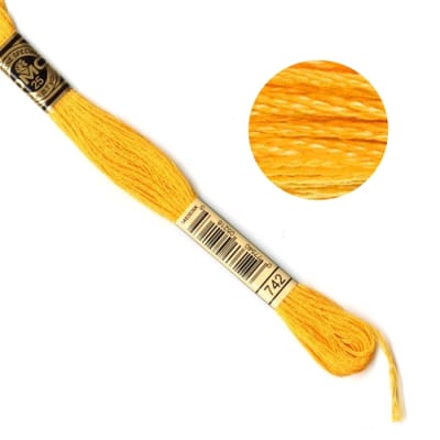 DMC Embroidery Floss - Mango (742)
