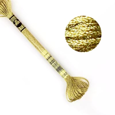 DMC Embroidery Floss - Metallic Gold (E3821)