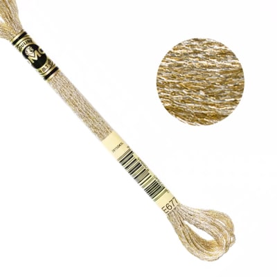 DMC Embroidery Floss - Metallic Wheat (E677)