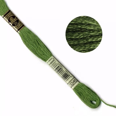 DMC Embroidery Floss - Moss (3346)