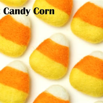 Felt Candy Corns - Carrot