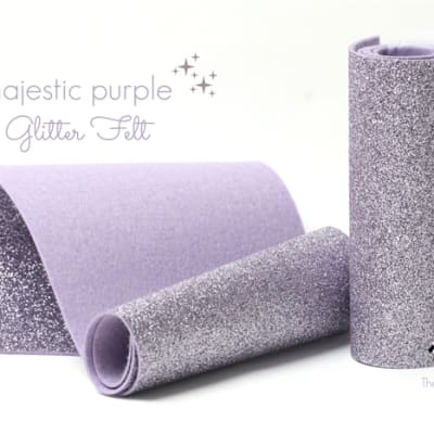 Flexible Wholesale glitter felt sheets For Clothing And More