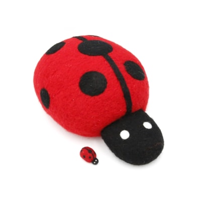 Giant Felt Lady Bug