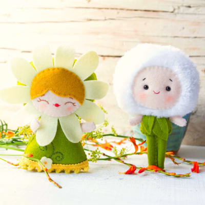 DIY Doll Kit - Daisy & Dandelion