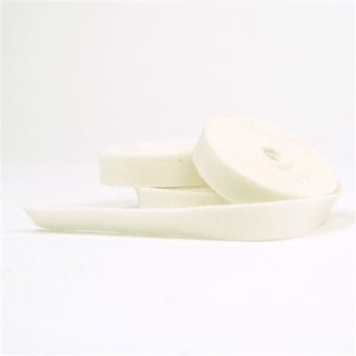 White Wool Felt Ribbon