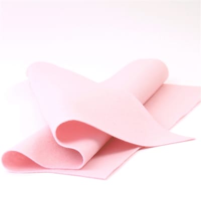 Carnation Pink Wool Felt Sheet