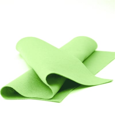 Light Green Felt Sheets - Woollyfelt