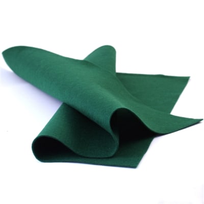 Hunter Green Wool Felt Sheet