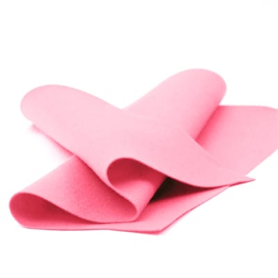 Neon Pink Wool Felt Sheet