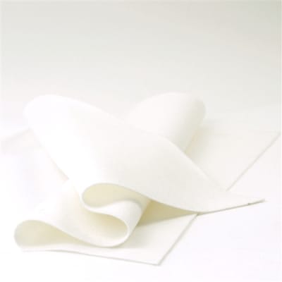 White Wool Felt Sheet