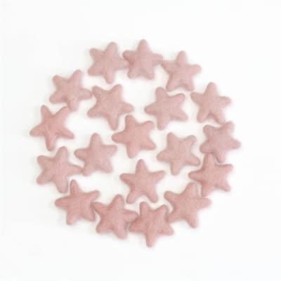 Felt Stars - Cotton Candy